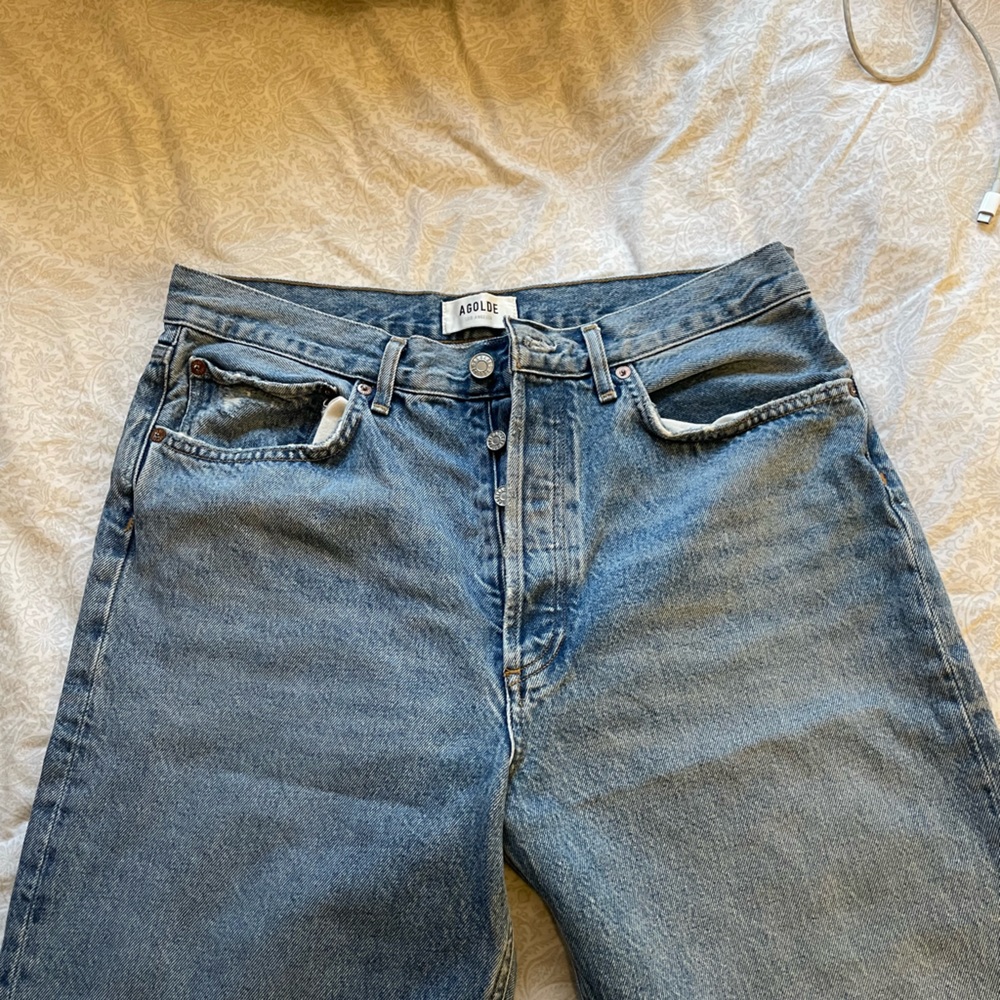 Like New Agolde Jeans — Straight Leg Ankle fit